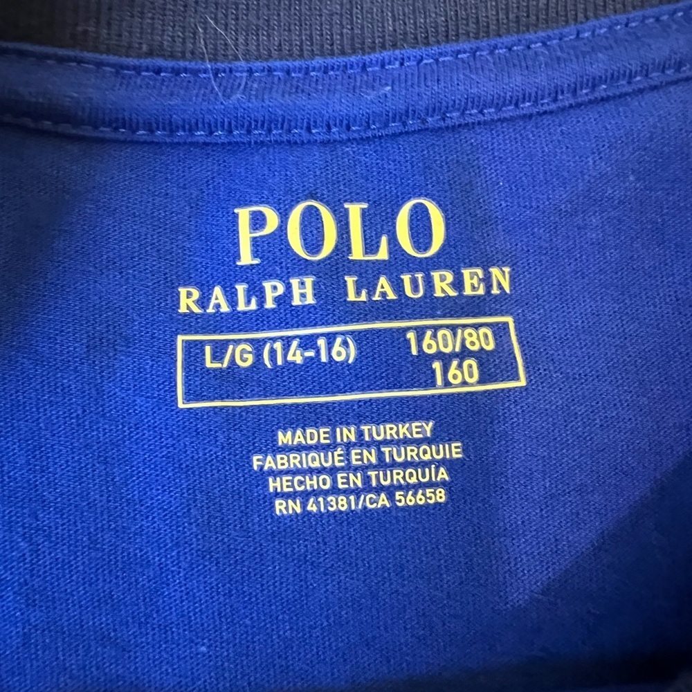 Polo by Ralph Lauren Kids Color Block Shirt - Blue, Yellow, Green, Red - Picture 2 of 2